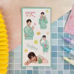 Panton Color Custom Paper Stickers Oil Glue Funny Cartoon Stickers for sale