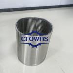304 Johnson wedge wire screen pipe ,stainless steel wedge wire screen for sale