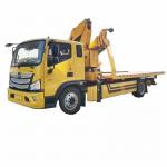 FOTON 6 Tons Wrecker With  6 Tons Crane  Traffic clear Tow Truck  With Crane   Foldeding Crane for sale