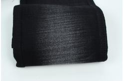 China 11.2 Oz  Black And Black Backside Crosshatch Slub Denim Fabric supplier