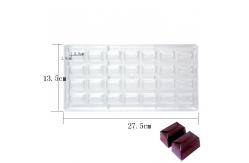 China PS DIY Square Shape Chocolate Mould 3D Polycarbonate Customized supplier