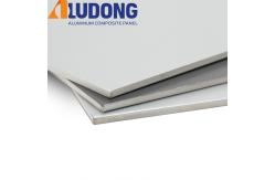 China White Core 6mm Aluminium Composite Panel PVDF Coating supplier