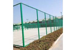 China Galvanised Line Post Pvc Coated Chain Link Fence Roll 4mm Diameter 6ft supplier