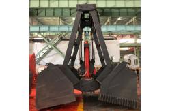 China Clamshell Wireless Remote Control Grab Bucket 12CBM 32mm For Bulk Cargo supplier