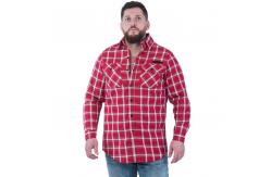 China Button On Plaid Flame Resistant Workwear EN11611 Arc Proof HRC2 Shirts supplier