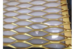 China Hexagonal Hole Anodized Honeycomb Expanded Metal Mesh For Car Grille ISO9002 supplier