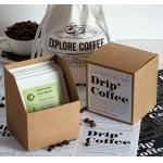 Customized coffee packaging box tea bag paper box American cow card handmade biscuit box candy box gift box for sale
