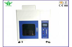 China Plastic Horizontal And Vertical Flame Test Chamber Touch Screen IEC60950-11-10 supplier