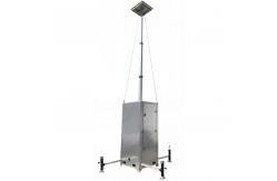 China Mobile Construction Site Monitoring Cabinet With 6m Telescopic Mast supplier