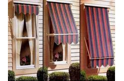 China Manual Outdoor Drop Arm Remote Control Sun Awnings supplier