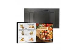 China 32 Inch Indoor Digital Menu Board 700 Cd/M2 Brightness Slim Design supplier
