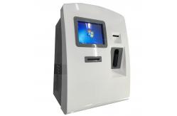China 10inch~15inch Tablet Wall Mounted Kiosk With Slip Printer And Card Reader supplier