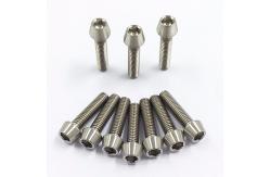 China Titanium Bolts Hex Socket Head Tap Head  Titanium Screw 1.0 Pitch DIN912 supplier