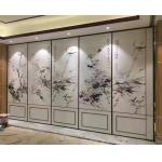 Soft Fabric Folding Door Operable Sound Proof Partitions Panel Width 1230 mm