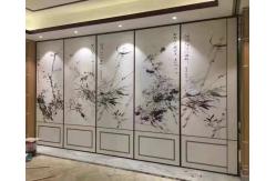 China Soft Fabric Folding Door Operable Sound Proof Partitions Panel Width 1230 mm supplier