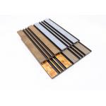 WaterProof Soundproof Fluted PS Wall Panels Easy Installation Wood Plastic Composite
