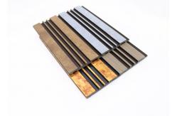 China WaterProof Soundproof Fluted PS Wall Panels Easy Installation Wood Plastic Composite supplier