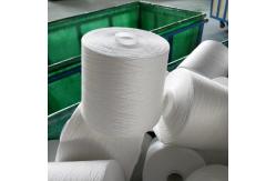China TFO 20S - 80S White Polyester Yarn / Spun Sewing Thread For Auto Machine supplier