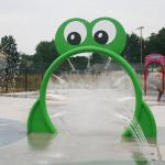 Frog Mushroom Water Park Splash Pad Outdoor Water Play Equipment for sale
