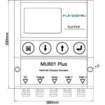 High-Performance Multi Channel Clamp-On Ultrasonic Flowmeter MU801 Plus