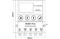 China High-Performance Multi Channel Clamp-On Ultrasonic Flowmeter MU801 Plus supplier