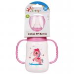 5oz 130ml Double Handel PP Arc Newborn Baby Feeding Bottle for sale
