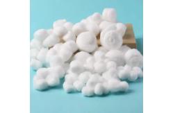 China OEM Pure Cotton Sterilize Alcohol Cotton Ball White Medical Absorbent With CE supplier