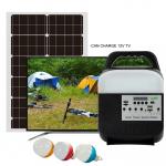 12W Portable Solar Energy Panel Emergency Lighting System With Light For Home for sale