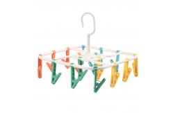 China 16 Clips Clothespin Multifunctional Socks Hanger Windproof supplier