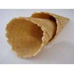 Delicious Ice Cream Related Production Chocolate Waffle Cones 46 - 48mm Caliber Size for sale