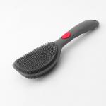 Anti Deformation Silicon Dishwashing Brush With Long Handle for sale
