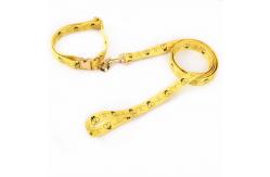 China Hardware Print Fray Proof Adjustable Nylon Dog Collar/dog leash/dog harness supplier