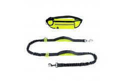 China Reflective Telescopic Dog Traction Rope Running Pull One / Two Double Head Traction supplier