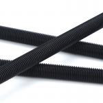 Custom High Strength 8.8 Grade Carbon Steel Threaded Rod M10 Full Thread Stud Black Zinc Plating Rod M2-M24 with Plain Finish for sale