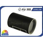 Custom Logo Imprint Plastic Cap Paper Can Packaging , Cardboard Tube Containers