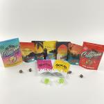 California 3.5g 7g Mylar Foil Stand up Pouches Custom Smell Proof Child Proof Zipper Bags Cbd gummies candies Packaging for sale