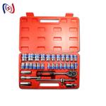Professional 32 Piece Socket Wrench Set Tool Kit For Automotive Repair Blue Ribbon Combination Tool Set for sale