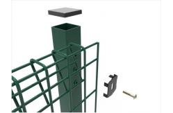 China Roll Top Welded Wire Mesh Fence Panels Galvanized / Powder Coated Surface supplier