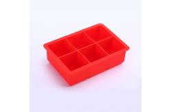 China OEM Food Grade Silicone Ice Cube Trays With Removable Lid supplier