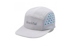China 5 Panel Camper Hat Sports Mesh Sweatband Customized Eyelets laser supplier