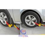Heavy Duty Car Wheel Clamp , Portable wheel lock clamp Two Keys for sale