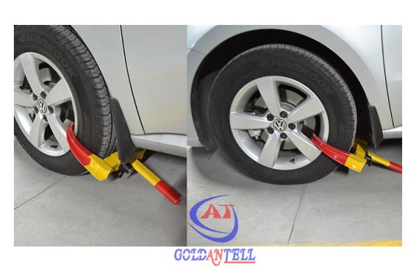 Heavy Duty Car Wheel Clamp , Portable wheel lock clamp Two Keys