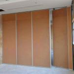 Hotel Wooden Operable Sliding Folding Partition / Acoustic Movable Partition Wall for sale