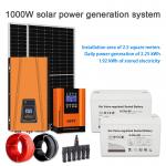 Build Your 1KW Off-Grid Solar System: A Fully Customizable Power Solution for Your Home and Unique Needs (50Hz/60Hz) for sale