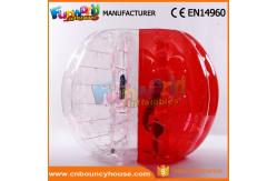 China Transparent Inflatable Bubble Ball / Inflatable Zorb Ball Large Hot Air Welded supplier