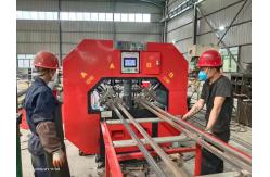 China 2500kg Electric Square Pipe Punching Machine With Safety Guard PLC Control supplier