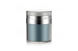 China Double Wall Acrylic Refillable Airless Bottle Cream Jars For Cream supplier