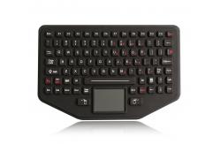 China Ip68 Dynamic Sealed Silicone Industrial Keyboard Desktop With Backlight supplier