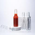 5OZ Glass Kitchen Condiment Bottle 150ML Tomato Sauce Salad Dressing Screen Printing
