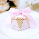 Offset Printing Hexagon Cardboard Boxes Thanksgiving Paper Chocolate Packaging Gift Box